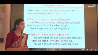 Deviation of real gases from ideal behaviour by Dr Gyanashree bora Asst Prof Dept of Chemistry [upl. by Christis539]