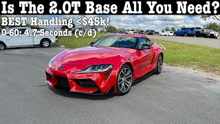 2023 Toyota GR Supra 20T TEST DRIVEFULL REVIEW [upl. by Ahsienek]