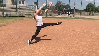 StrideLeg Softball Pitching Mechanics [upl. by Eerac]