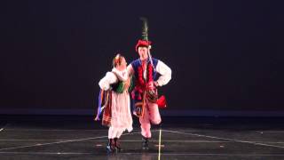 Oberek Na Lewo Carpathia Folk Dance Ensemble [upl. by Wolram]