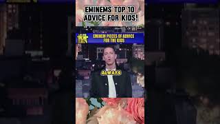 Eminem’s Advice for Kids is Disturbingly Realistic eminem top10 viralvideo shorts [upl. by Annaili949]