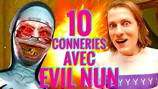 EVIL NUN  10 CONNERIES avec la nonne psychopathe  Jeu gratuit smartphone Délires de Max [upl. by Atikahs]