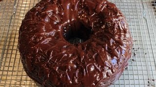 Chocolate Sour Cream Bundt Cake  Easiest Chocolate Cake Recipe Ever [upl. by Beck872]