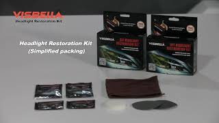 Visbella DIY Headlight Restoration KitSimple [upl. by Omari239]