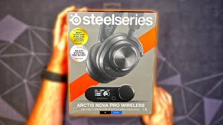 SteelSeries Nova Arctis Pro Wireless Unboxing Closer Look amp First Impressions [upl. by Eimorej231]