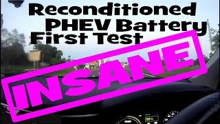 Ep43  Outlander PHEV with reconditioned battery goes INSANE⚡ [upl. by Ilagam]