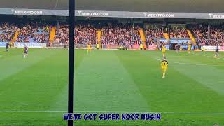 Southend United Fans In Full Voice with Noor Husin Song At Justin Rees 1st Home Game At Roots Hall [upl. by Wolfram]