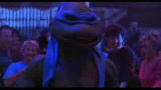 TMNT 2 1991 Club fight scene  Ninja Rapflv [upl. by Yevoc]