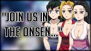 Tengen’s Wives Take You To The Onsen Pt 2  Demon Slayer Character Audio [upl. by Gnurt]