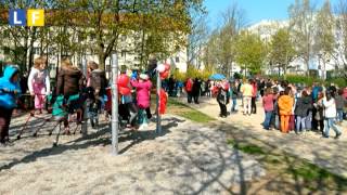 Neuer Klettergarten für 66 Grundschule [upl. by Anitsihc110]