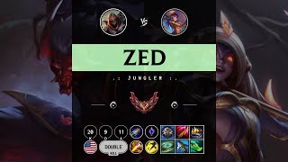 Zed Jungle vs Lillia  NA Grandmaster Patch 149 [upl. by Cirilo]