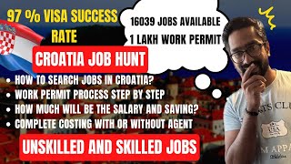 Croatia Job Hunt Unskilled and Skilled Jobs 97  visa success rate സുവർണാവസരം ആവാംEurope Malayalam [upl. by Nedah]