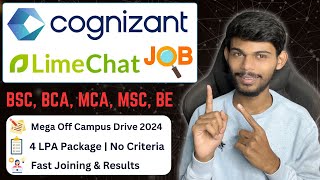 New Cognizant Mega Hiring 2024  Graduate amp Engineer Trainee  All Details [upl. by Ainevuol]