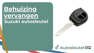 Suzuki  Opel  Nissan autosleutel  behuizing vervangen [upl. by Nnire694]