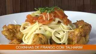 COXINHAS DE FRANGO COM TALHARIM [upl. by Ruella]