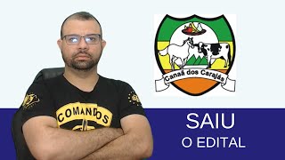 SAIU O EDITAL DO CONCURSO DA PREFEITURA DE CANAÃ DOS CARAJAS 2024 [upl. by Aehtna]