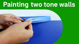 How to paint a two tone wall  Domain [upl. by Narat323]