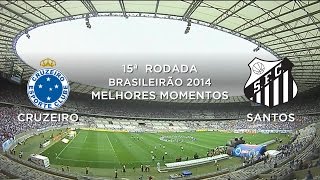 Melhores Momentos  Cruzeiro 3 x 0 Santos  Brasileirão 2014  17082014 [upl. by Goodard]