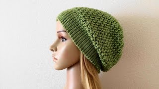 How To Crochet A Slouchy Hat Lilus Handmade Corner Video  207 [upl. by Ottilie597]