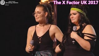 X Factor UK 2017 Descendance Mother Daughter Team Forced to Split Up by Judges Group 10 bootcamp [upl. by Eyde]