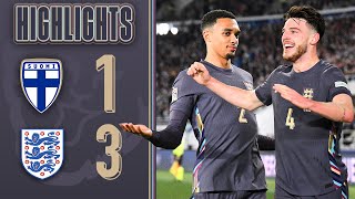 Finland 13 England  Three Lions Bounce Back In Helsinki  UEFA Nations League Highlights  England [upl. by Dorree818]