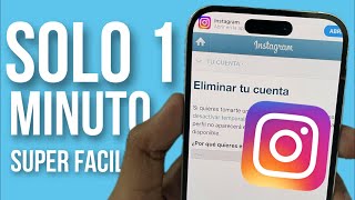 Cómo ELIMINAR tu cuenta de Instagram en 2024 [upl. by Madancy515]