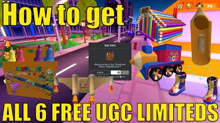 How to get all FREE UGC LIMITEDS in BIC DrawPlanet  ALL LOCATIONS  Art Boots  6 FREE UGCS [upl. by Gnilhsa]