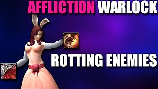 AFFLICTION WARLOCK IS TOO GOOD OR I AM TOO GOOD FOR WORLD OF WARCRAFT DOMINATING SHUFFLES [upl. by Seniag]