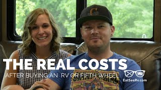 Additional Costs After Buying A New RV Fifth Wheel or Travel Trailer  Full time RV Camping [upl. by Olly]