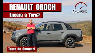 Teste da Renault Oroch com direito a comparativo com a Toro  TesteDoCamanzi [upl. by Mandie]