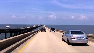 The Worlds Longest Overwater Bridge the Lake Pontchartrain Causeway [upl. by Knowling764]