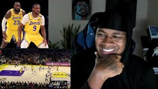 SoLLUMINATI Reacts to Lebron and Bronny 1st Game [upl. by Athey413]