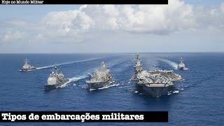 Tipos de embarcações militares [upl. by Earised178]