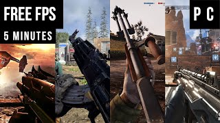 50 Best Free FPS Games For PC in 5 Minutes [upl. by Enninaej267]