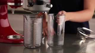 How To Set Up the Juicer amp Sauce Attachment  KitchenAid [upl. by Calabresi7]