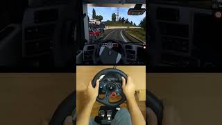 Ets2 Realistic Mods Play Logitech G29 Steering wheel [upl. by Naliorf]