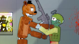 Special Forces Hunt FNAF Animatronics  People Playground Mods [upl. by Ahsinar]