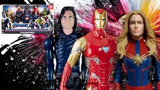 MULTIPACK TITAN HERO SERIES ¡FIGURAS EXCLUSIVAS BUCKY BARNES CAPITANA MARVEL amp IRONMAN  REVIEW [upl. by Thunell]