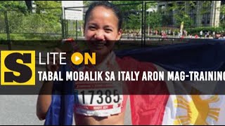 Mary Joy Tabal mobalik sa Italy aron magtraining [upl. by Terence]