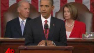 Obama Heckled by GOP During Speech to Congress [upl. by Arimihc]