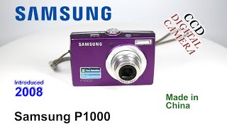 2008 Samsung P1000  CCD Digital Camera [upl. by Tait]