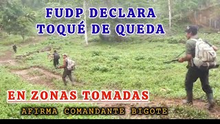 FUDP TOQUE DE QUEDA EN ZONAS CONTROLADAS 272024 [upl. by Woodson279]