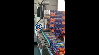 Smart Cobot Palletizer For Beverage Cartons Flexible StackingTechflow Pack Robotic Palletiser [upl. by Daphna]