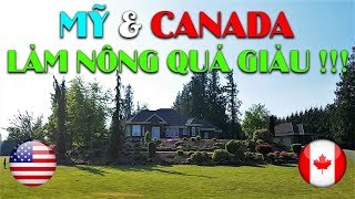 Làm Nông Nghiệp ở MỸ amp CANADA giàu cỡ nào  Thăm khu nhà giàu Ở CANADA  Quang Lê TV 56 [upl. by Petr]