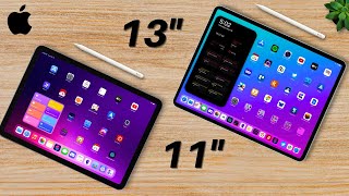 M2 iPad Air 11 Inch Vs 13 Inch  Make it Simple [upl. by Anoirtac]