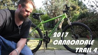 2017 Cannondale Trail 4  Bike Check [upl. by Aydan]