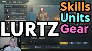 Lurtz Guide  Skills Units and Gear  LOTR Rise to War Season 6 [upl. by Nylaret]