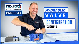 Bosch Rexroth 4WRLE Valve Configuration Tutorial  How to set up internal piloting and draining [upl. by Ammon]