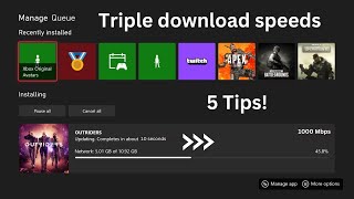 How to Download Games Faster on any Xbox [upl. by Sheley]