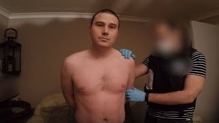 Serial paedophile David Wilsons arrest captured on bodycam [upl. by Burdett]